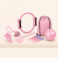 Kit Premium de Pilates 13 Piezas NIDO FIT™ | Entrenamiento Completo para Casa con Aro, Bandas, Pelota y Accesorios