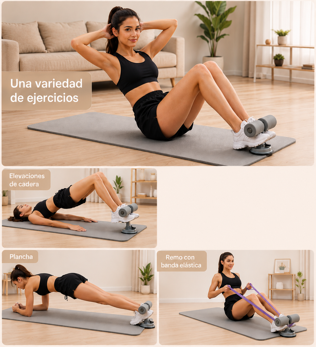 Barra de Anclaje Multifuncional para Abdominales y Entrenamiento en Casa | Ajustable y Portátil