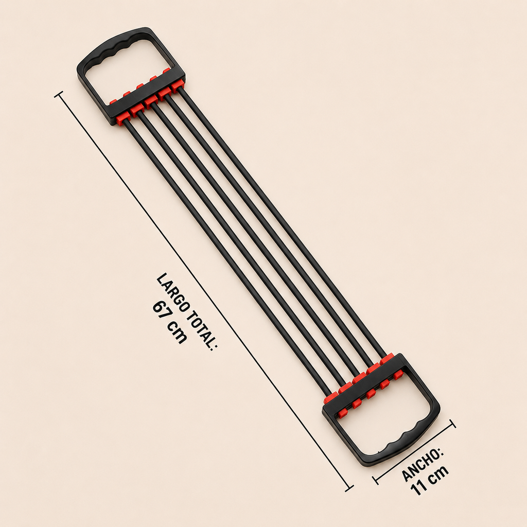Banda Elástica de Resistencia Ajustable NIDO FIT™ | 5 Niveles de Intensidad para Entrenamiento de Fuerza