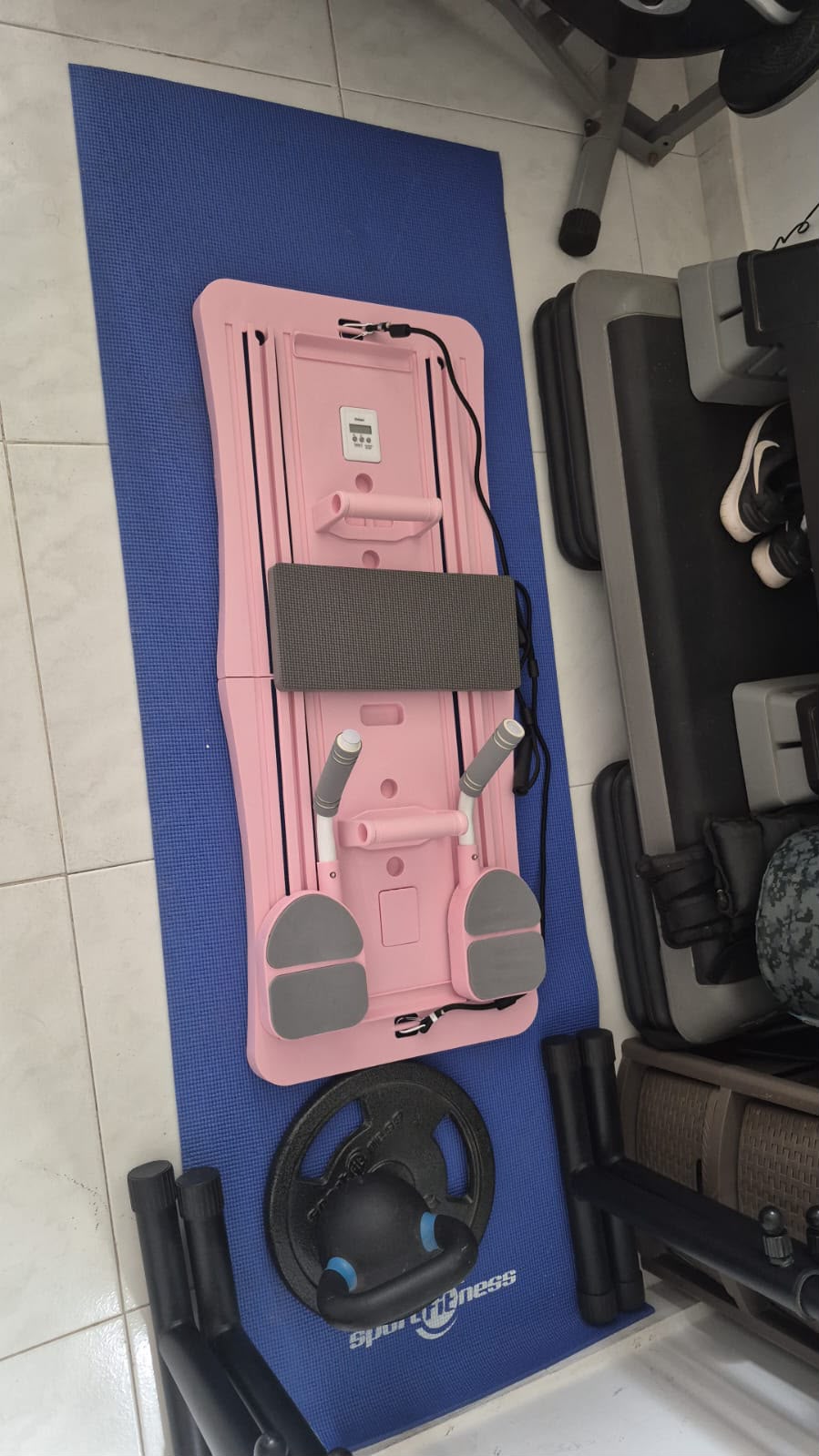 Tabla de Pilates Reformadora Plegable NIDO FIT™ | Gimnasio Multifuncional para Entrenamiento de Cuerpo Completo + GUIA DE EJERCICIOS GRATIS